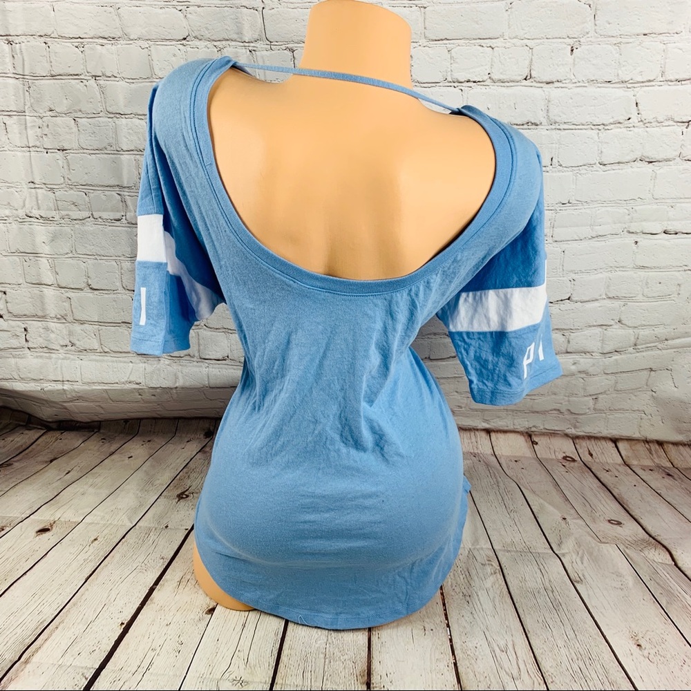 VS PINK Signature Logo Short Sleeve Tee Shirt - Picture 7 of 7